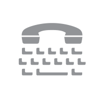 TTY Text telephone icon