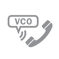 VCO Voice Carry Over icon